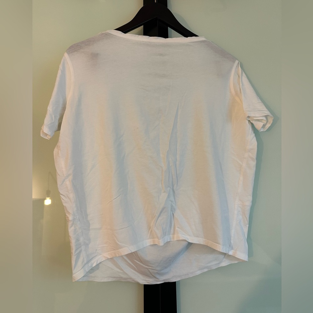 lululemon athletica white Short Sleeve shirt S